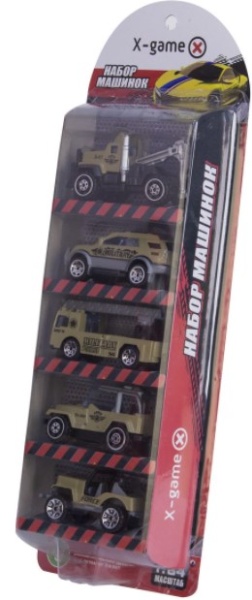 Набор машинок X-Game XGCM5D
