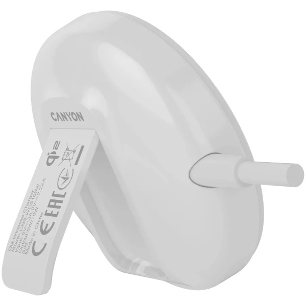 Беспроводное зарядное устройство Canyon WS-105 15W Qi2 White, CNS-WCS105W