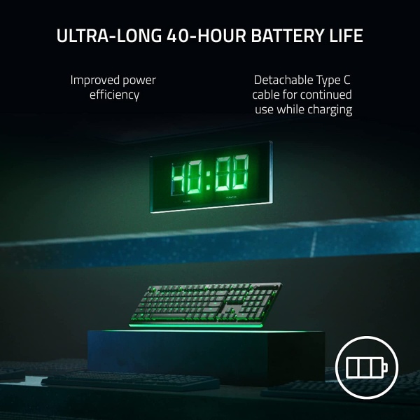 Клавиатура Razer DeathStalker V2 Pro Ru, RZ03-04360800-R3R1