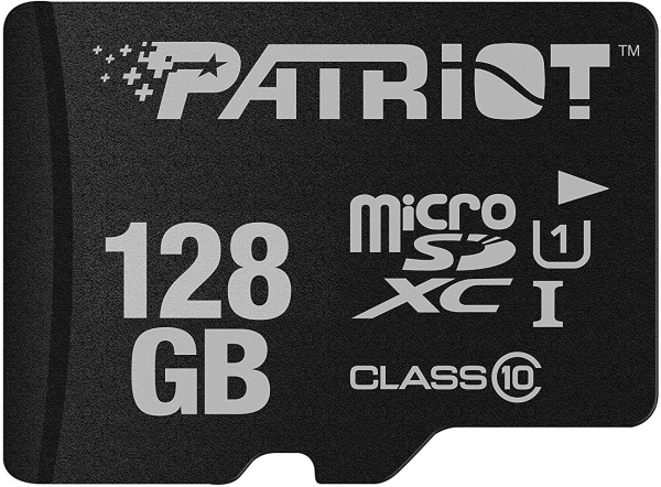 Карта памяти microSD 128GB Patriot class10, microSDHC, PSF128GMCSDXC10