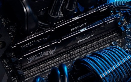 Оперативная память DDR5 5600/32Gb (2x16GB)  Kingston Fury Beast, KF556C40BBK2-32