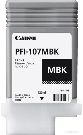Картридж Canon PFI-107 Matte Black, 6704B001AA