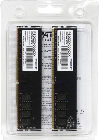 Оперативная память DDR4 3200/16GB (2x8GB) Patriot Signature, PSD416G3200K