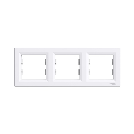 Рамка Schneider Electric EPH5800321 Asfora 3 постовая белый