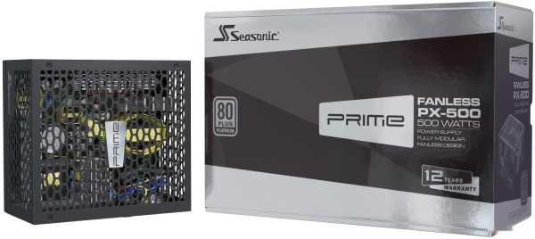 Блок питания Seasonic Prime Fanless PX-500, SSR-500PL