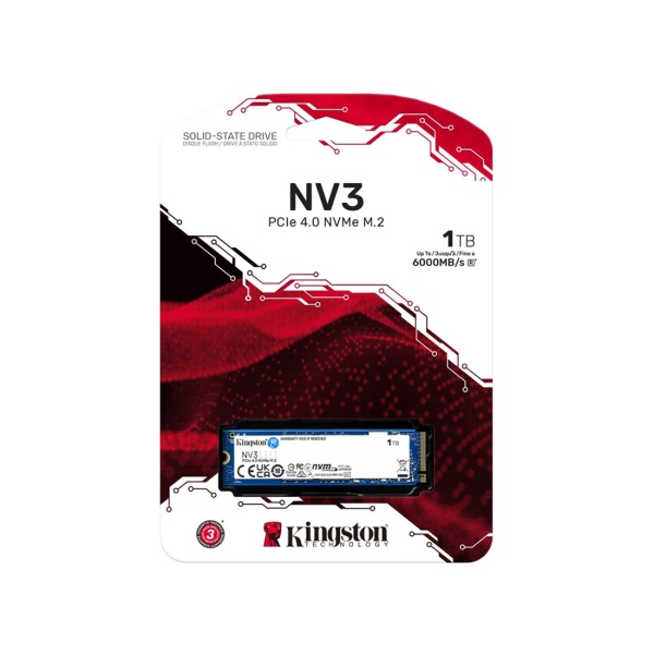 Диск SSD M.2 PCI-E 1TB Kingston NV3, SNV3S/1000G