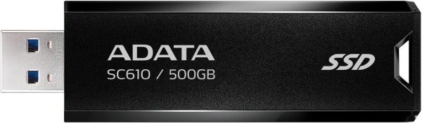 Внешний SSD 500GB ADATA SC610, SC610-500G-CBK/RD