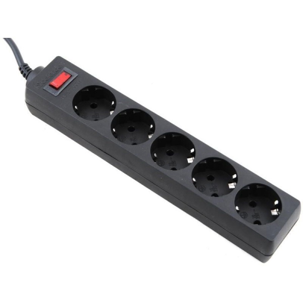 Сетевой фильтр Defender ES (5розеток 5m), Black