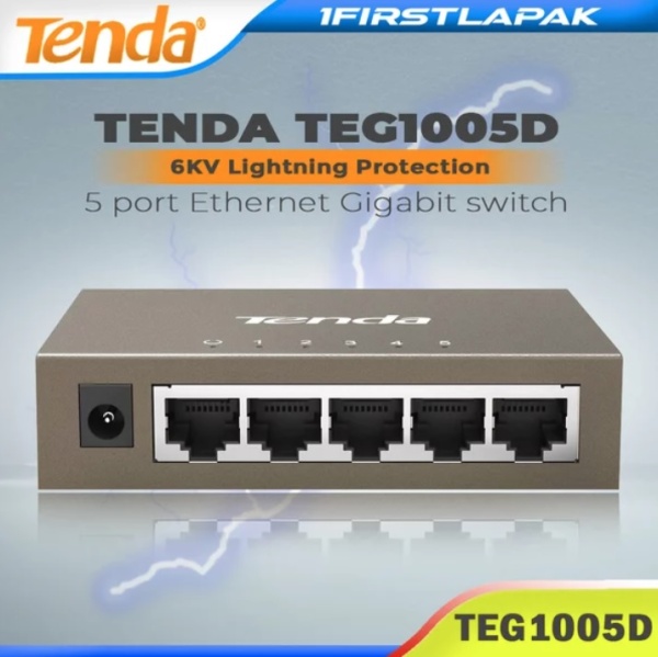 Коммутатор Tenda TEG1005D