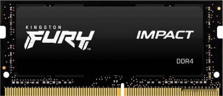 Оперативная память для ноутбука DDR4 3200/16Gb Kingston Fury Impact, KF432S20IB/16