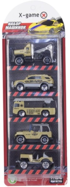 Набор машинок X-Game XGCM5D