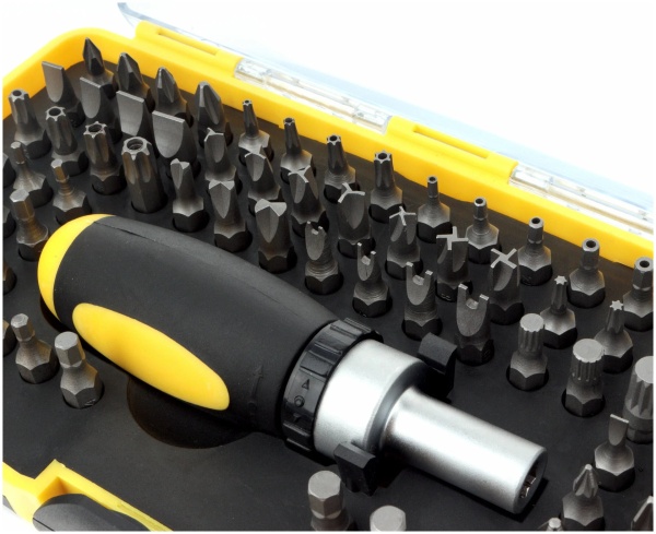 Отвертка с набором бит Cablexpert TK-SD-371