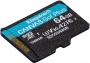 Карта памяти MicroSD 64GB Kingston Class 10 U3 V30 A2 SDCG3/64GBSP