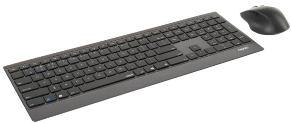 Клавиатура + мышь Rapoo 9500M Black