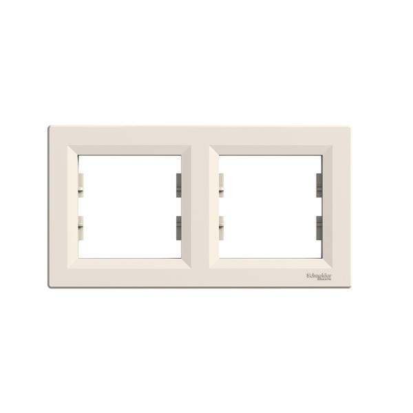 Рамка Schneider Electric EPH5800223 Asfora 2 постовая кремовый