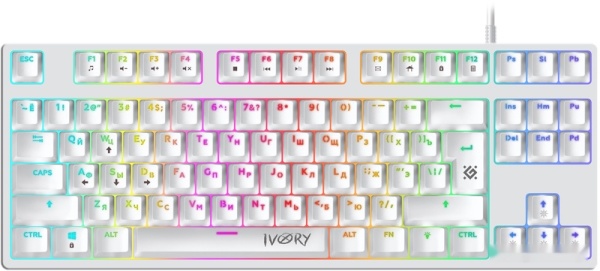 Клавиатура Defender Ivory GK-579 White, 45579