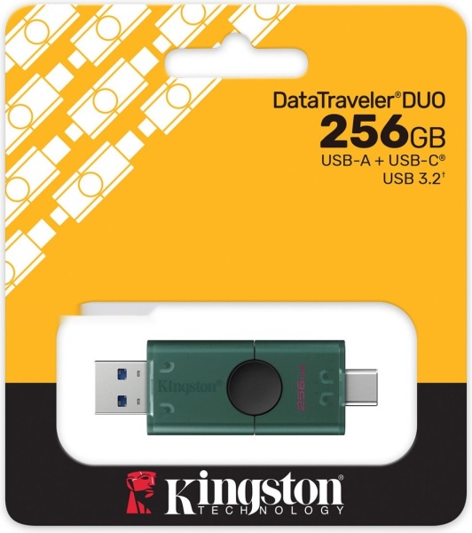 USB Flash drive 256GB Kingston DataTraveler Duo, DTDEG2/256GB