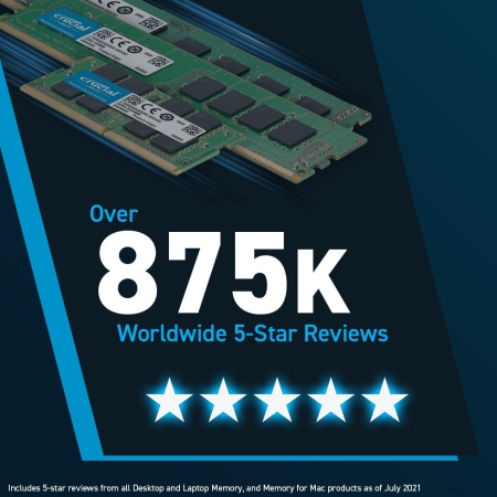 Оперативная память DDR5 5600/16Gb Crucial, CT16G56C46U5