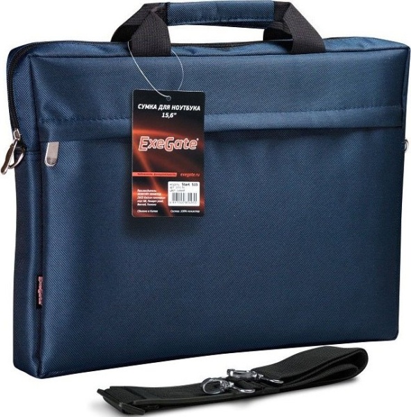 Сумка для ноутбука Exegate Start S15 Black/Blue 15.6, EX205137RUS