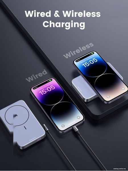 Портативное зарядное устройство Ugreen 20W 10000mAh Black PB206 15086