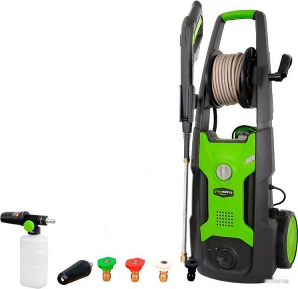 Мойка высокого давления Greenworks GPWG5II 2000W 140bar, 5106607