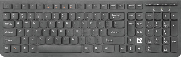 Комплект беспроводной клавиатура + мышь Defender Columbia C-775, Black