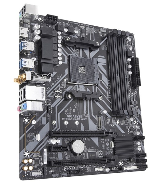 Материнская плата Gigabyte B450M DS3H WiFi