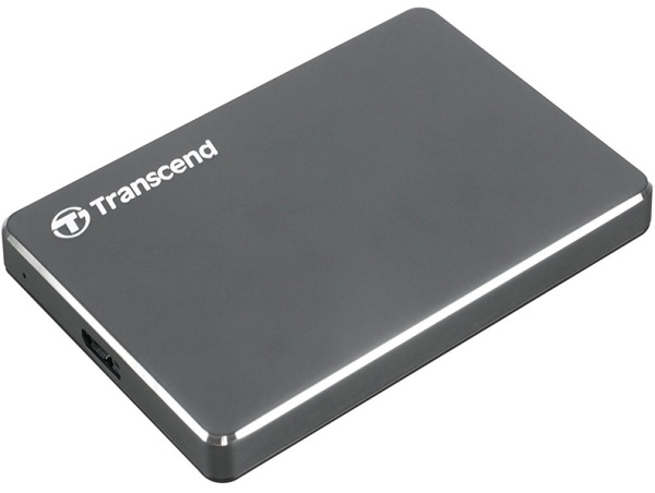 Внешний HDD 2.5" 1Tb Transcend StoreJet 25C3N TS1TSJ25C3N, USB3.0, Grey