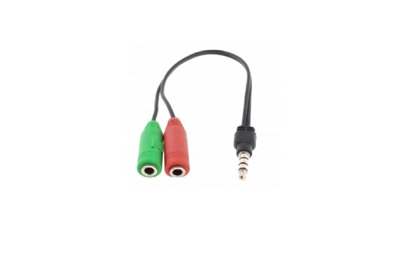 Адаптер 2 x mini jack 3.5 мм (F) > mini jack 3.5 мм (M) "шнур"