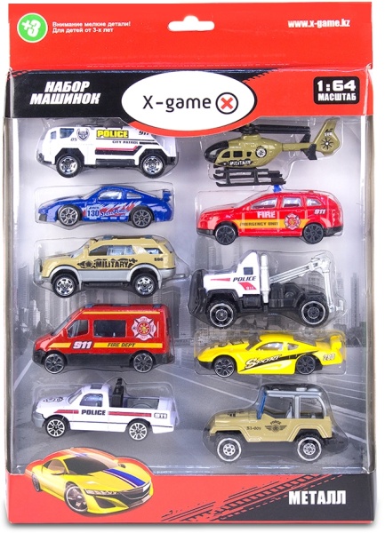 Набор машинок X-Game XGCM10B