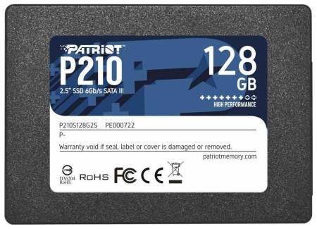 Диск SSD 2.5" 128Gb Patriot P210, P210S128G25