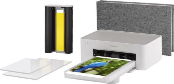 Портативный фотопринтер Xiaomi Instant Photo Printer 1S Set BHR6747GL ZPDYJ03HT White