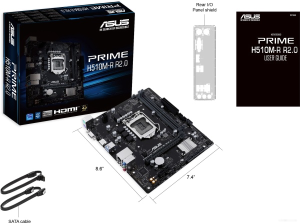 Материнская плата ASUS PRIME H510M-R R2.0-SI