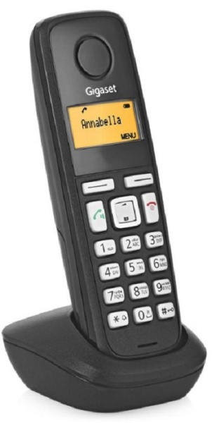 Радиотелефон Gigaset A220H (доп.трубка), черный