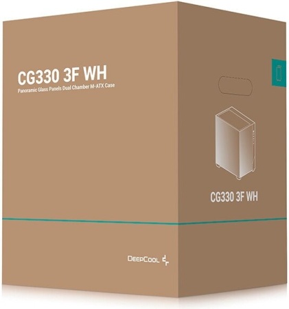 Корпус Deepcool CG330 3F WH, R-CG330-WHNGM3-G