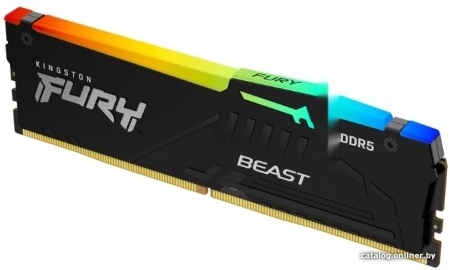Оперативная память DDR5 5600/16Gb (2x8Gb) Kingston FURY Beast RGB, KF556C36BBEAK2-16